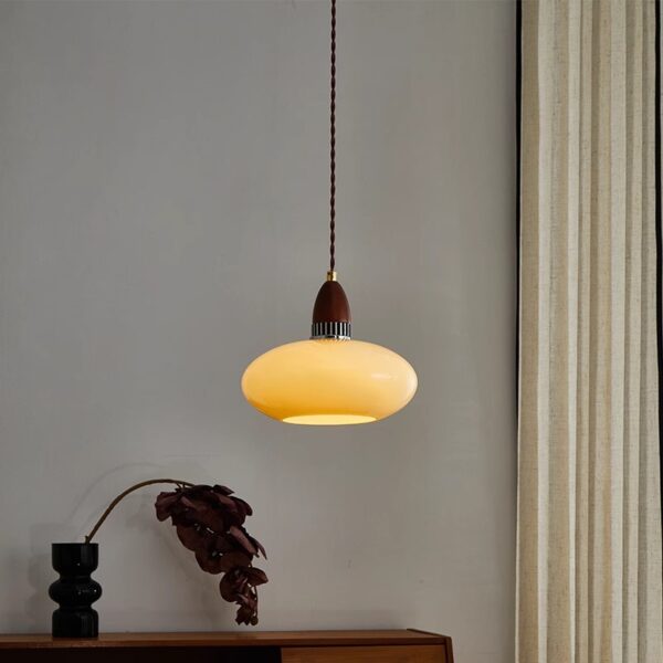 Cross-Border Ready Ceramic Wooden Chandelier, In-Stock - 图片 3