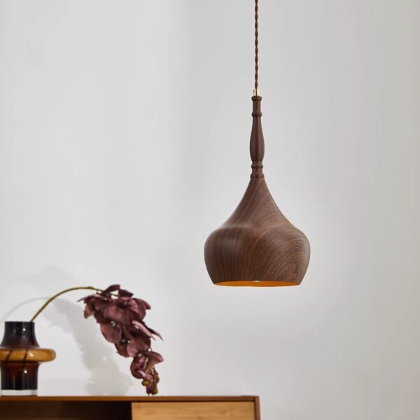 Hotel Project Ceramic Wooden Chandelier, Custom Design - 图片 3