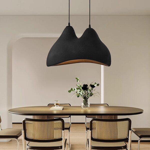 Asymmetrical Geometric Wabi-Sabi Chandelier - 图片 4