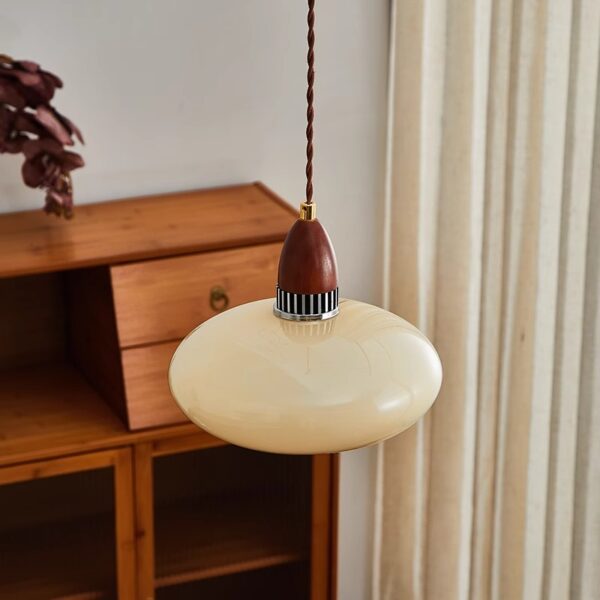 Cross-Border Ready Ceramic Wooden Chandelier, In-Stock - 图片 4