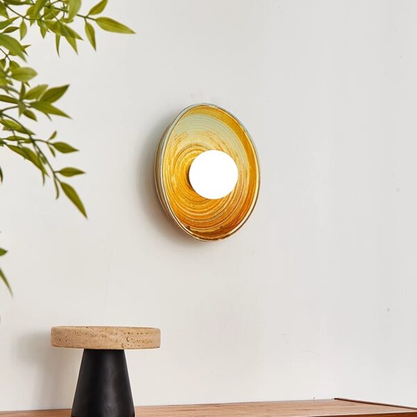 High-Glaze Ceramic  Wall Sconce - 图片 4