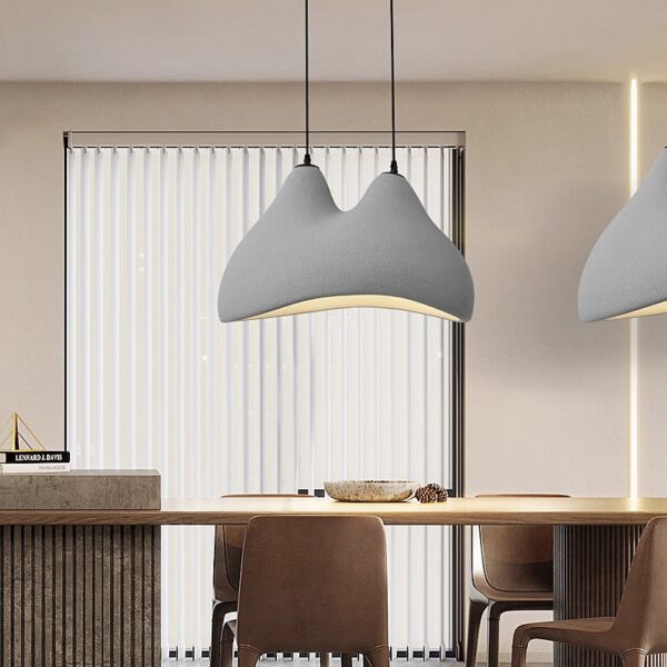Asymmetrical Geometric Wabi-Sabi Chandelier - 图片 5