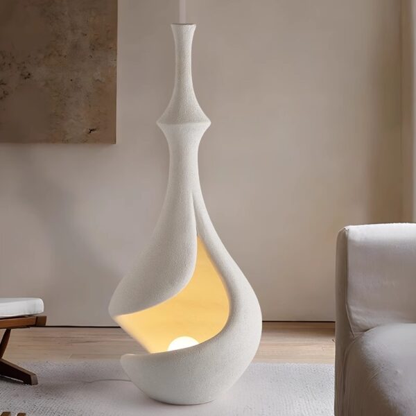 Designer Floor Lamp, Wabi-Sabi Style, Limited Edition - 图片 5