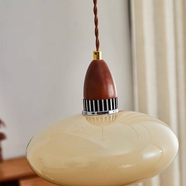 Cross-Border Ready Ceramic Wooden Chandelier, In-Stock - 图片 5