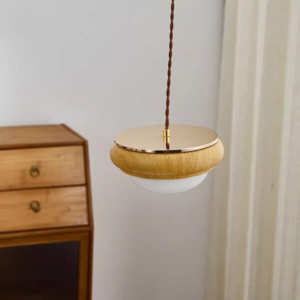 Ceramic & Wooden Chandelier for Export - 图片 5