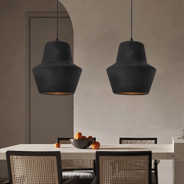 Tea Room Chandelier, Japanese Wabi-Sabi Style, Zen Space - 图片 5
