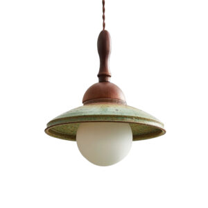 Neo-Chinese Style Ceramic Wooden Chandelier for Export