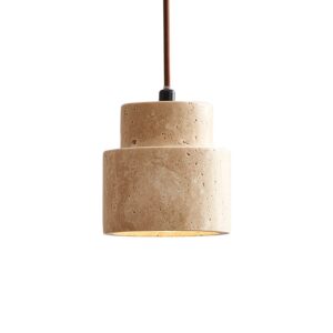 Natural Color Palette Ceramic Wooden Chandelier