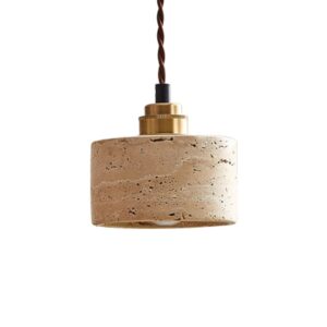 Faux Marble Resin Chandelier, Wabi-Sabi Style