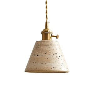 Ceramic Wooden Chandelier for Dining Table