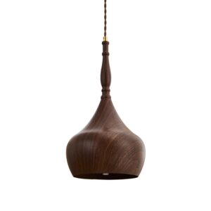 Hotel Project Ceramic Wooden Chandelier, Custom Design