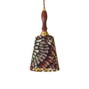 Artisanal Fabric Pendant Light