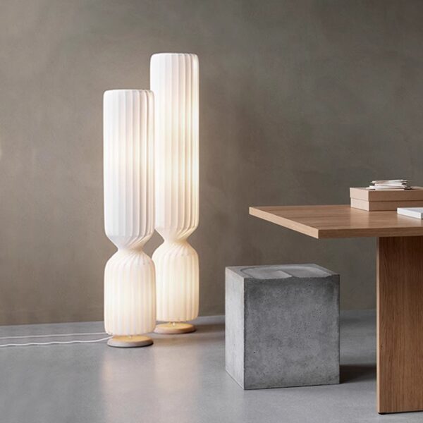 Silk floor lamp warm lamp living room lamp bedroom lamp - 图片 2