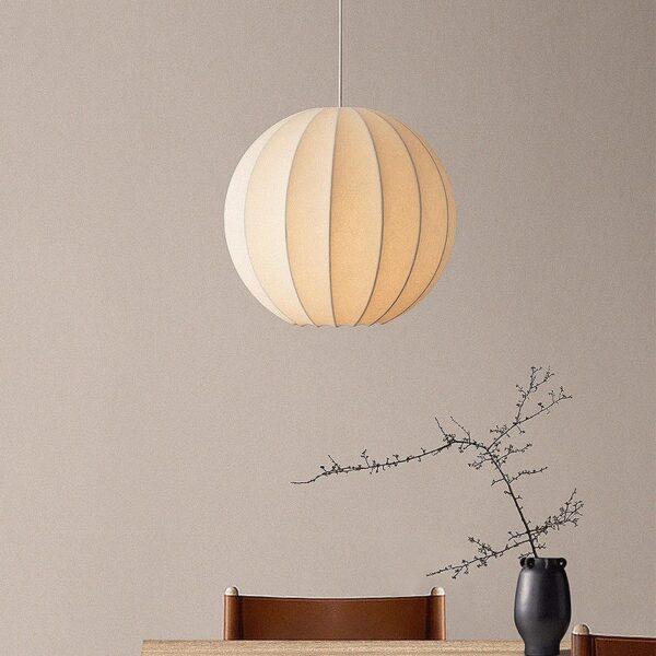 Modern Nordic Silk Led Pendant Lustre Light Dining Living Room Bar Stair Chandelier Luminarias Home Decor Irregular Hanging Lamp - 图片 2
