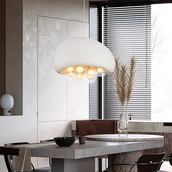 Original design Japanese Wabi - Sabi style pendant light, glass pendant light. - 图片 2