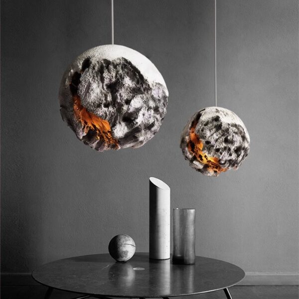 Planet Chandelier Wabi sabi Style Pendant Light - 图片 2