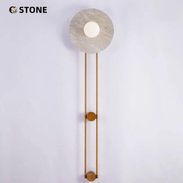 Bvlgari Grey Marble Wall Lamp - 图片 2