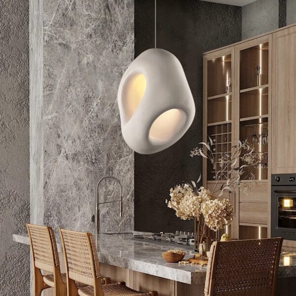 Wabi-Sabi Aesthetic Chandelier, Modern Minimalist - 图片 2