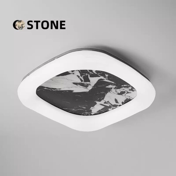 Natural marble ceiling lamp MOQ<1 factory direct sales - 图片 2