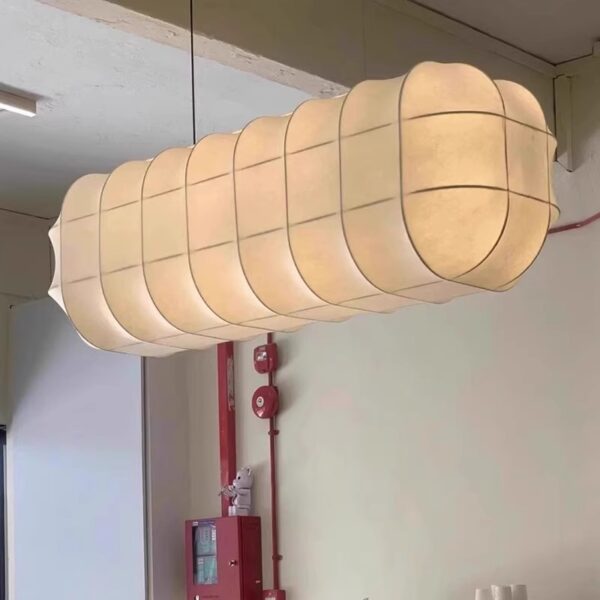 Large chandelier silk lamp restaurant lamp - 图片 2