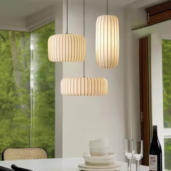 Combination Silk Chandelier Bar Lamp Decorative Chandelier - 图片 3