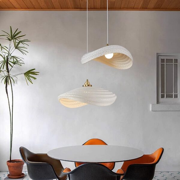 Modern simple resin chandelier combination style with E27 lamp holder. - 图片 3