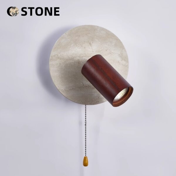 Integrated LED Natural Stone Wall Light - 图片 3