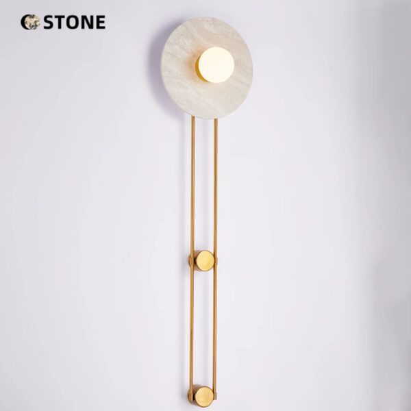 Bvlgari Grey Marble Wall Lamp - 图片 3