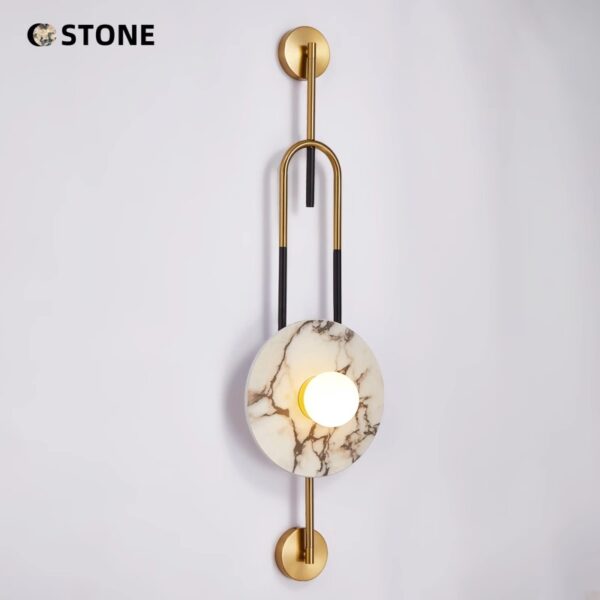 Commercial Space Custom Marble Sconce - 图片 5