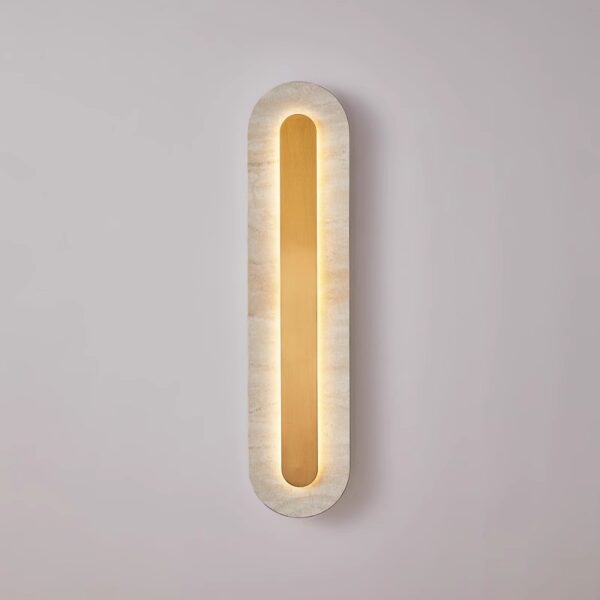 Custom Bvlgari Style Natural Slab Wall Lamp - 图片 5