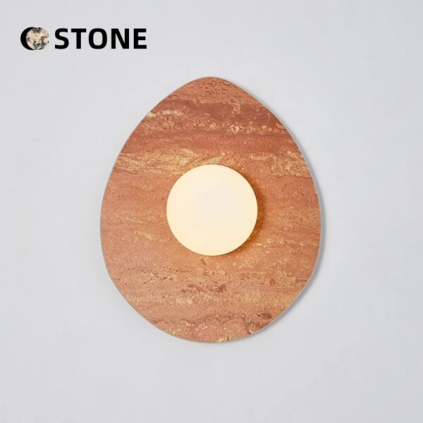 Handcrafted Natural Slab Wall Lighting - 图片 5