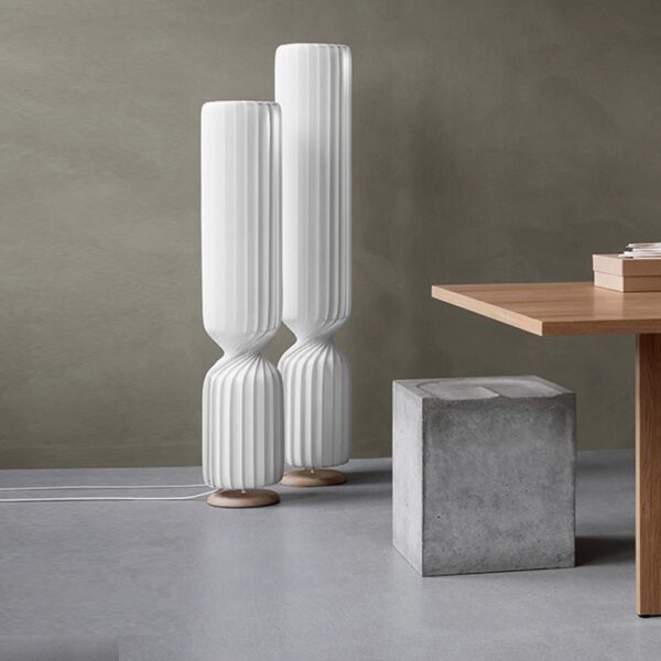 Silk floor lamp warm lamp living room lamp bedroom lamp - 图片 4
