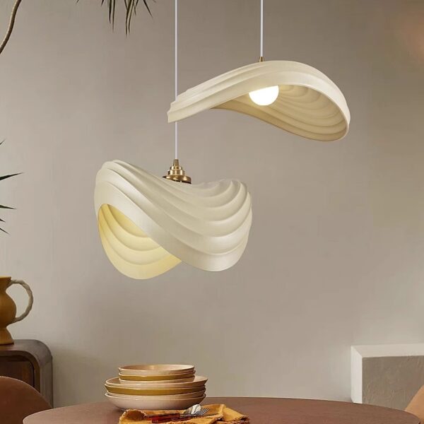 Modern simple resin chandelier combination style with E27 lamp holder. - 图片 2