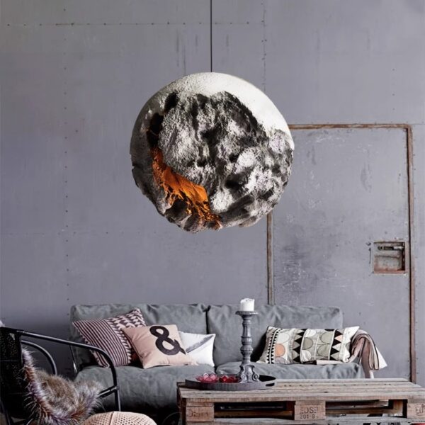 Planet Chandelier Wabi sabi Style Pendant Light - 图片 4