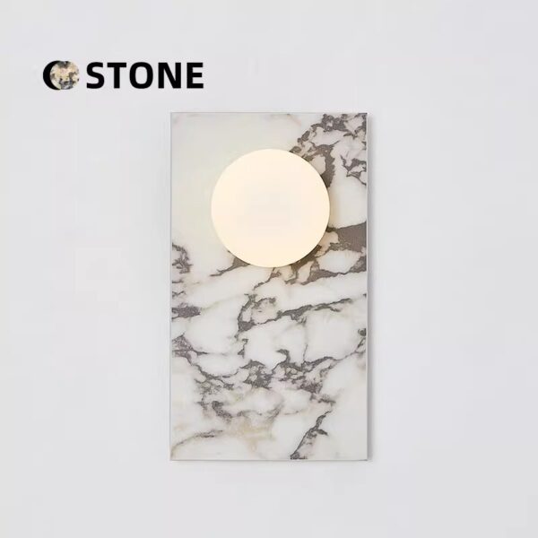 Luxury Italian Marble Wall Sconce - 图片 4