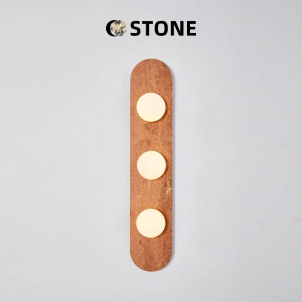 Bvlgari Inspired Natural Stone Wall Lamp - 图片 3