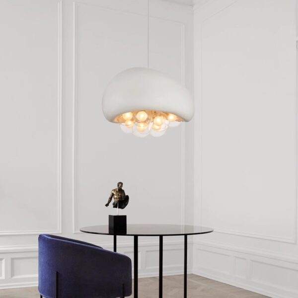 Original design Japanese Wabi - Sabi style pendant light, glass pendant light. - 图片 5