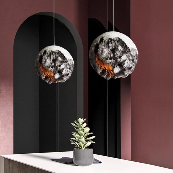 Planet Chandelier Wabi sabi Style Pendant Light - 图片 5