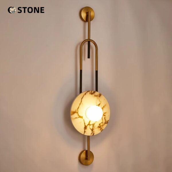 Commercial Space Custom Marble Sconce - 图片 3