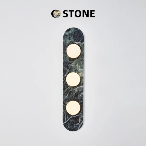 Bvlgari Inspired Natural Stone Wall Lamp - 图片 2