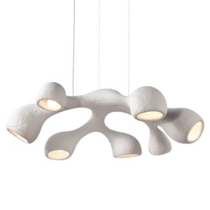 Special-shaped chandeliers for hotel engineering lighting