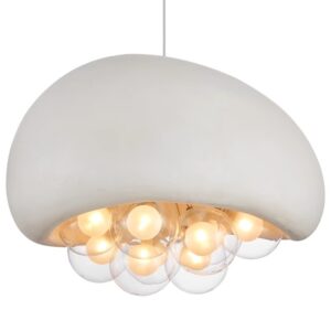 Original design Japanese Wabi - Sabi style pendant light, glass pendant light.