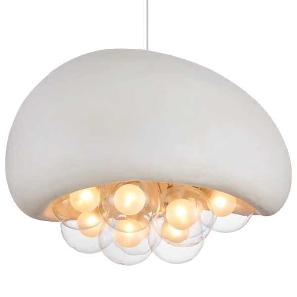 Original design Japanese Wabi - Sabi style pendant light, glass pendant light.