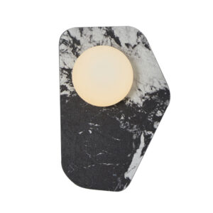 Contemporary Geometric Stone Wall Lamp