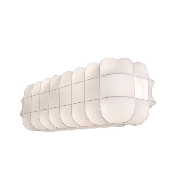 Large chandelier silk lamp restaurant lamp
