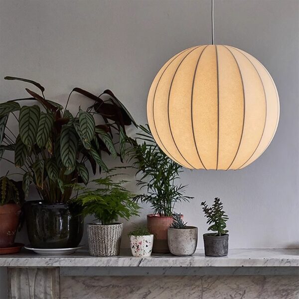 Modern Nordic Silk Led Pendant Lustre Light Dining Living Room Bar Stair Chandelier Luminarias Home Decor Irregular Hanging Lamp - 图片 5