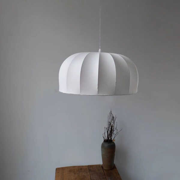 Japanese design chandelier silk lamp bar chandelier - 图片 5