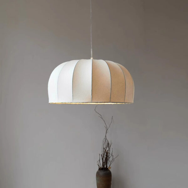 Japanese design chandelier silk lamp bar chandelier - 图片 4