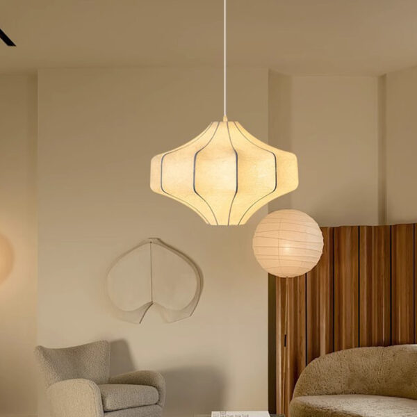 Silk lamps, restaurant chandeliers, hotel lamps, bedside chandeliers - 图片 5