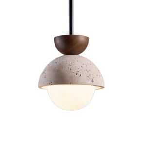 Small-Apartment Yellow Travertine Bedside Lamp, Minimalist Luxury Style, Natural Stone Eye-Caring Lamp, Home Bedroom Lighting Wholesale & Retail